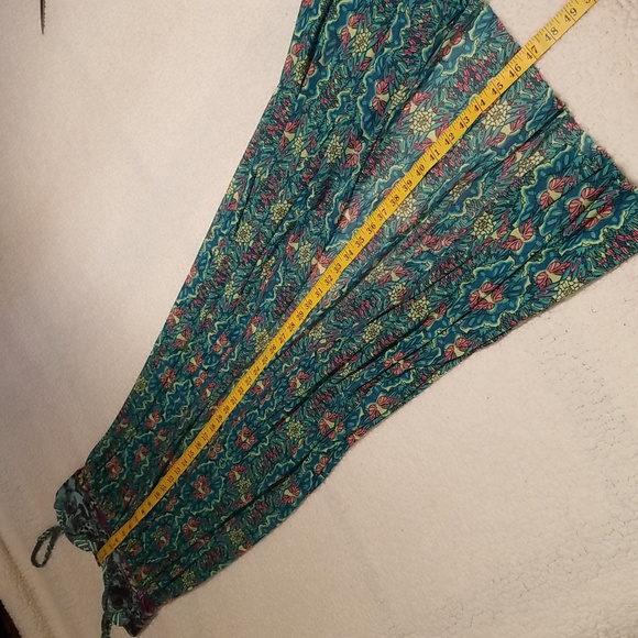 Maaji Beach Coverup Maxi Dress / Sz M / Animal-print bra top, multicolored skirt - Picture 13 of 15